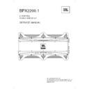 bpx 2200.1 service manual
