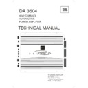 JBL DA 3504 (serv.man14) Service Manual