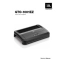 JBL GTO-1001EZ Service Manual