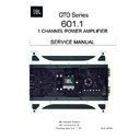 JBL GTO 601.1 (serv.man13) Service Manual