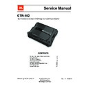 gtr 102 service manual