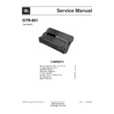 gtr 601 service manual