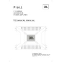 JBL P 180.2 (serv.man3) Service Manual
