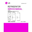 LG GR-459 Service Manual