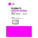 LG 50PC1D-SC (CHASSIS:PD62A) Service Manual
