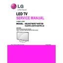 LG 60LN5700, 60LN5710, 60LN5750 (CHASSIS:LA33B) Service Manual