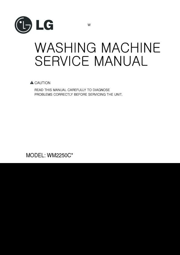 LG WM2250CW Service Manual — View online or Download repair manual