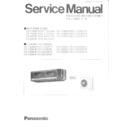 Panasonic CS-71E95, CS-80E95, CS-112E95, CS-140E95, CS-160E95, CU-71C52, CU-80C52, CU-112C52, CU-140C53, CU-160C53, CU-71C02, CU-80C02, CU-112C02, CU-140C03, CU-160C03 Service Manual