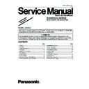 Panasonic CS-A9CKPG, CU-A9CKP6G, CS-A12CKPG, CU-A12CKP6G (serv.man2) Service Manual / Supplement