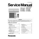 Panasonic CS-C7HKD, CS-C9HKD, CS-C12HKD, CU-C7HKD, CU-C9HKD, CU-C12HKD Service Manual