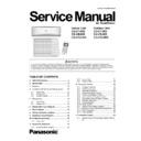 Panasonic CS-C7JKD, CS-C9JKD, CS-C12JKD, CU-C7JKD, CU-C9JKD, CU-C12JKD Service Manual