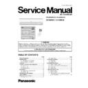 Panasonic CS-E24EKES, CU-E24EKE, CS-E28EKE, CU-E28EKE Service Manual