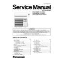 Panasonic CS-E7GKDW, CU-E7GKD, CS-E9GKDW, CU-E9GKD, CS-E12GKDW, CU-E12GKD Service Manual