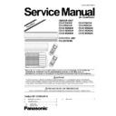Panasonic CS-E7GKEW, CS-E7GKDW, CS-E9GKEW, CS-E9GKDW, CS-E12GKEW, CS-E12GKDW, CS-E15GKEW, CS-E15GKDW, CS-E18GKEW, CS-E18GKDW, CU-2E15GBE Simplified Service Manual