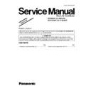 Panasonic CS-E9CKP, CU-E9CKP5, CS-E12CKP, CU-E12CKP5 (serv.man2) Service Manual / Supplement