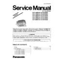 Panasonic CS-F14DB4E5, CU-B28DBE5, CU-B28DBE8, CS-F18DB4E5, CU-B34DBE5, CU-B34DBE8, CS-F24DB4E5, CU-B43DBE8, CS-F28DB4E5, CU-B50DBE8 Simplified Service Manual