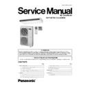 cs-f18dte5, cu-l34dbe5 service manual