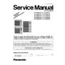 Panasonic CS-F24DD2E5, CS-F28DD2E5, CS-F34DD2E5, CS-F43DD2E5, CU-YL24HBE5, CU-YL28HBE5, CU-YL34HBE5, CU-YL43HBE5 Simplified Service Manual