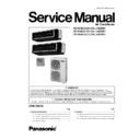 Panasonic CS-F24DD2E5, CS-F34DD2E5, CS-F43DD2E5, CU-L34DBE8, CU-L43DBE8 Service Manual
