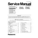 Panasonic CS-HE9NKD, CS-HE12NKD, CU-HE9NKD, CU-HE12NKD Service Manual