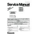 Panasonic CS-ME7CB1P, CS-ME10CB1P, CS-ME12CB1P, CS-ME14CB1P, CS-ME10CD3P, CS-ME14CD3P Service Manual Simplified