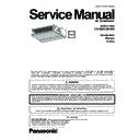 Panasonic CS-MZ20UD3EA Service Manual
