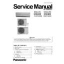 cs-pc7kkd, cs-pc9kkd, cs-pc12kkd, cu-pc7kkd, cu-pc9kkd, cu-pc12kkd service manual