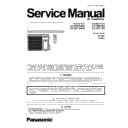 Panasonic CS-TZ60TKEW, CS-TZ71TKEW, CU-TZ60TKE, CU-TZ71TKE Service Manual
