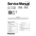 Panasonic CS-UE9JKE, CS-UE12JKE, CU-UE9JKE, CU-UE12JKE Service Manual