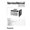 Panasonic CW-C120ME Service Manual