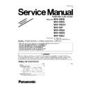 Panasonic MW-10EB, MW-10EG, MW-10P, MW-10GA, MW-10GN, MW-10EG1, MW-10GJ (serv.man2) Service Manual / Supplement
