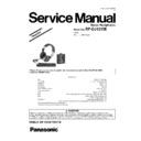 Panasonic RP-DJ1215E Simplified Service Manual