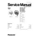 rp-hs11ae, rp-hs22e, rp-hs22p, rp-hs22pc service manual