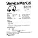 rp-ht242pp, rp-ht247pp service manual