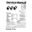 rp-ht500e, rp-ht600e, rp-ht700e service manual