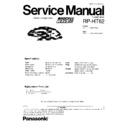 rp-ht62pp service manual