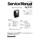 rq-a161gu, rq-a161gc service manual