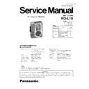 Panasonic RQ-L10 (serv.man2) Service Manual
