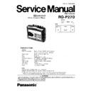 rq-p270 service manual
