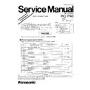 Panasonic RQ-P40 Service Manual / Supplement