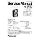 rq-sw45vp, rq-sw45vpc, rq-sw45vpv service manual