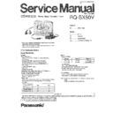 rq-sx50vp, rq-sx50vpc, rq-sx50veb, rq-sx50veg service manual