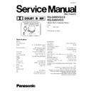 Panasonic RQ-SX83VGCS, RQ-SX83VGD Service Manual