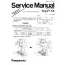 Panasonic RQ-V186 (serv.man2) Service Manual / Supplement