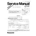 Panasonic RQ-V61 (serv.man2) Service Manual / Supplement