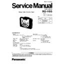 rq-v85gc, rq-v85gn service manual