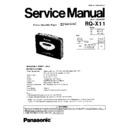 rq-x11 service manual