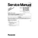 Panasonic RR-QR270E9, RR-US750E9, RR-US950E9 Service Manual / Supplement