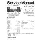 rs-ca1060 service manual