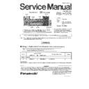 rs-hd75gc1 service manual / changes